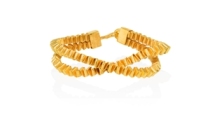  SERPENTINE ZIG-ZAG DOUBLE BRACELET 