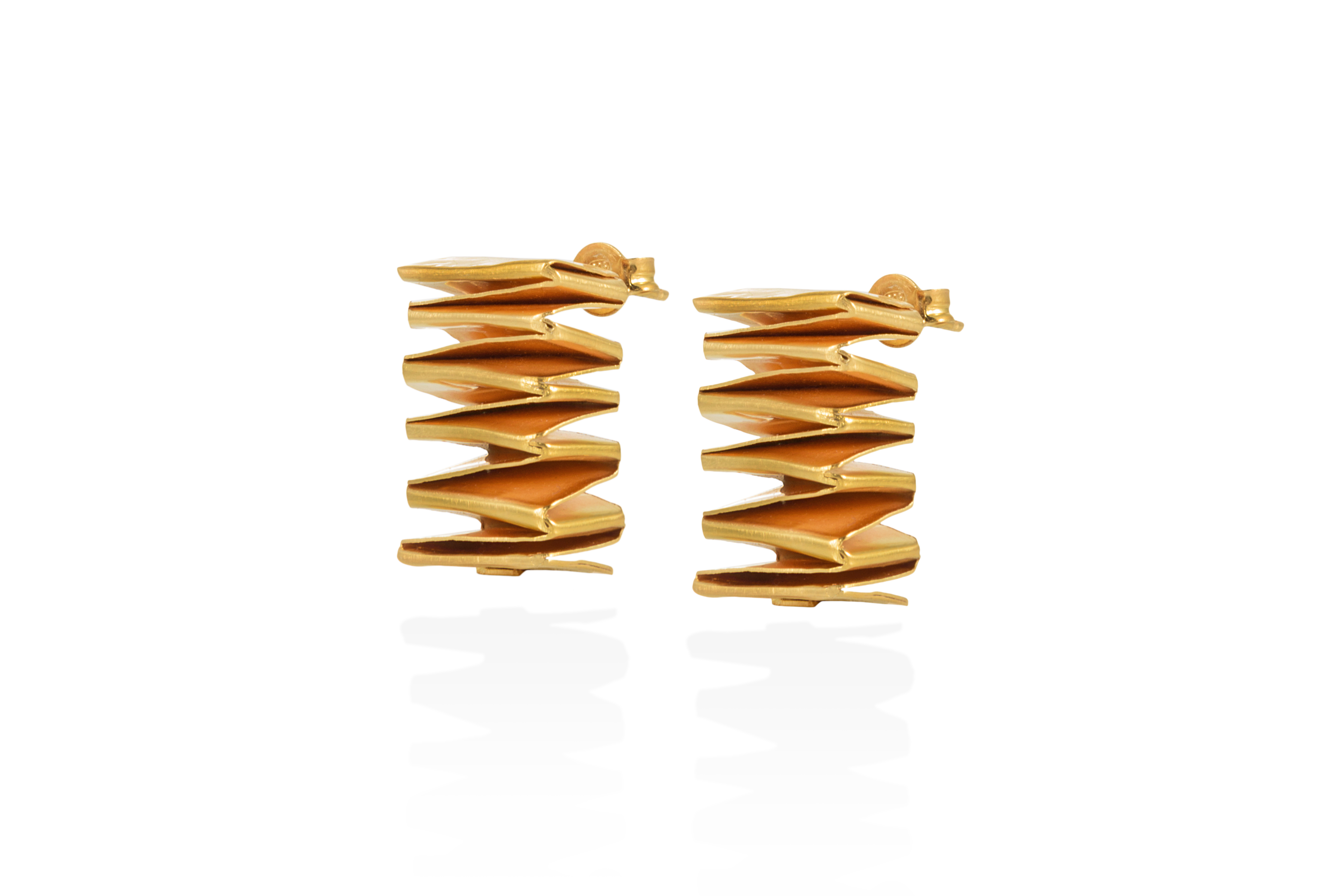  EARRINGS ZIG-ZAG SERPENTINE